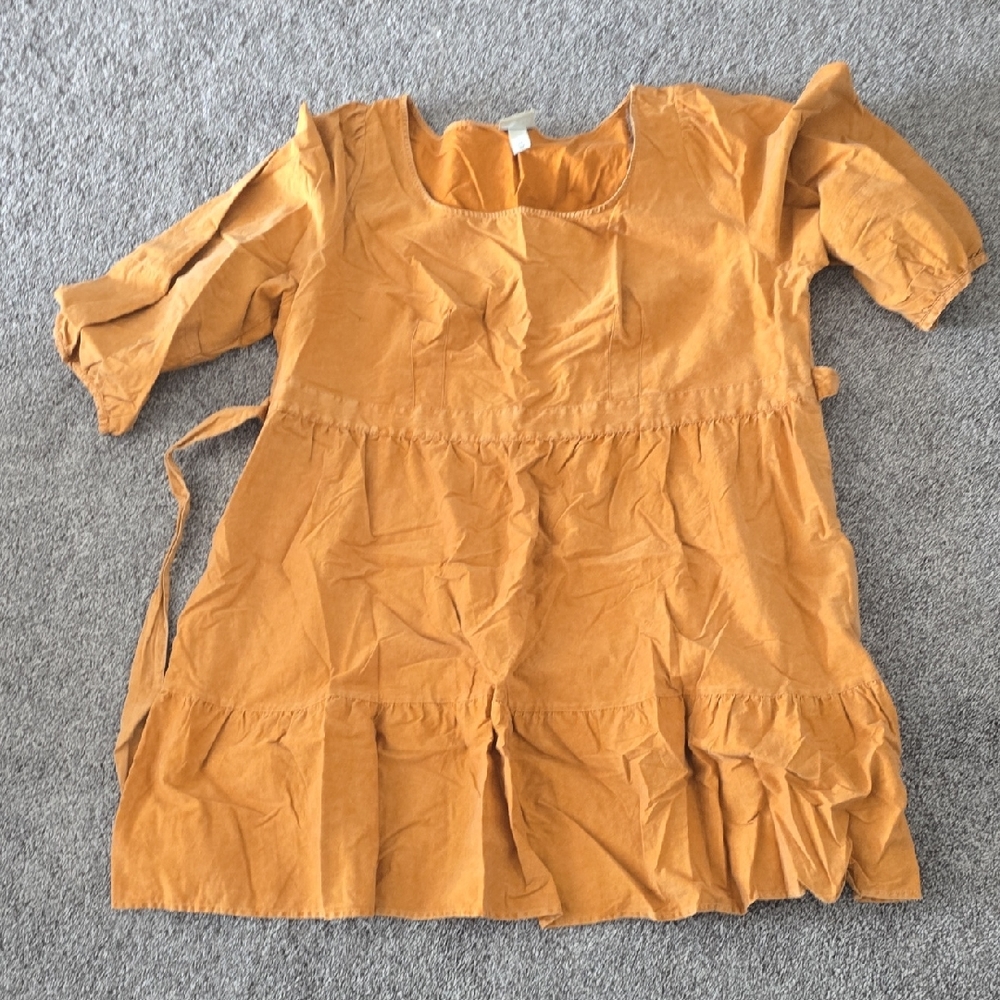 Ava & Viv Warm Orange Dress
